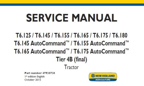 New Holland T6.125-T6.180, T6.145 -T6.175