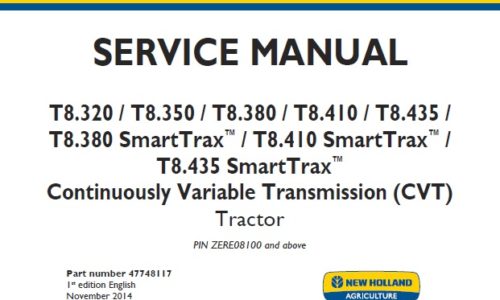New Holland T8.320 T8.350 T8.380 T8.410 T8.435 T8.380