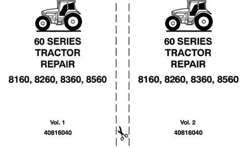 Ford New Holland 8160 , 8260 , 8360 , 8560 Tractors
