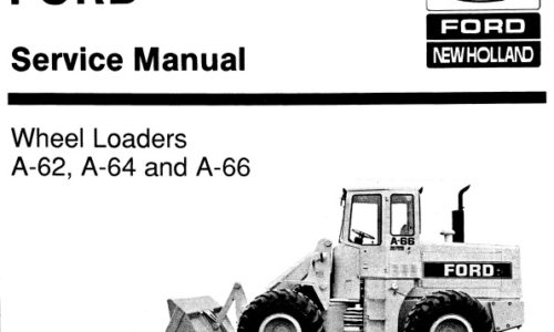 Ford New Holland A-62, A-64 and A-66 Wheel Loaders