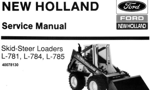 New Holland L-781, L-784, L-785 Skid-Steer Loaders