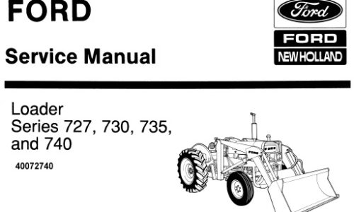 Ford New Holland Series 727, 730, 735 & 740 Loader