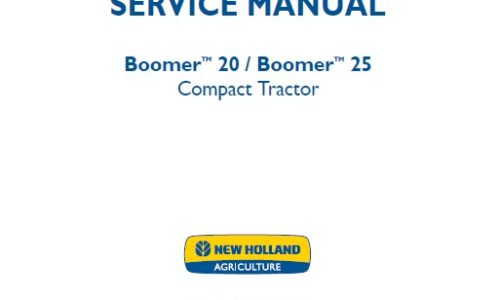New Holland Boomer 20, Boomer 25 Compact Tractor.