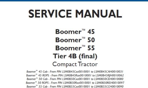 for New Holland Boomer 45