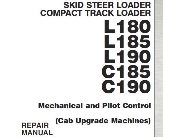 This service manual is for New Holland L180, L185, L190 Skid Steer Loader
