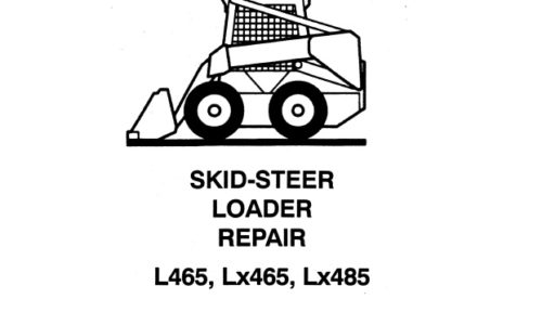 New Holland L465 , Lx465 , Lx485 Skid Steer Loader