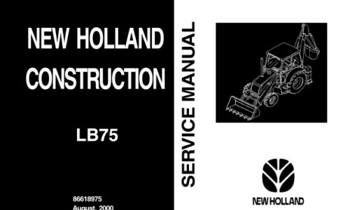 New Holland LB75 Backhoe Loader