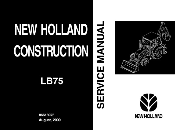 New Holland LB75 Backhoe Loader