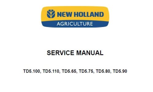 New Holland TD5.65, TD5.75, TD5.80, TD5.90, TD5.100, TD5.110 Tractor