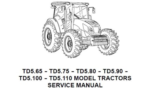 New Holland TD5.65, TD5.75, TD5.80, TD5.90, TD5.100, TD5.110 Tractor