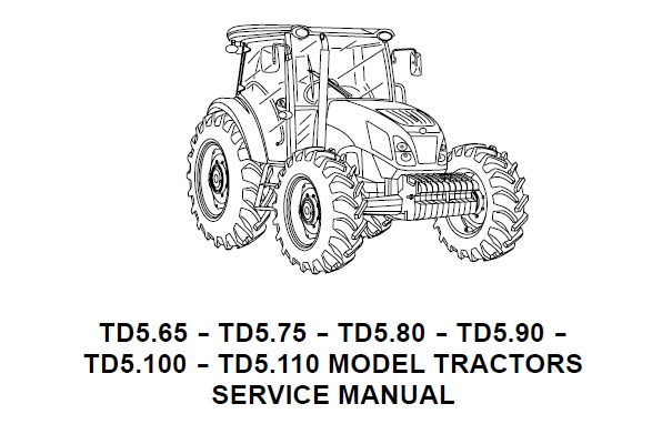 New Holland TD5.65, TD5.75, TD5.80, TD5.90, TD5.100, TD5.110 Tractor