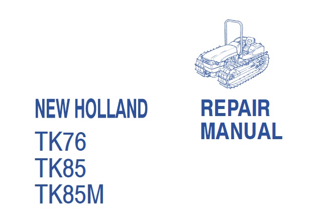 New Holland TK76, TK85, TK85M Crawler Tractors