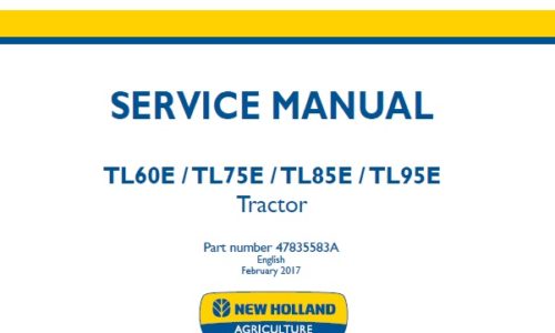 New Holland TL60E, TL75E, TL85E, TL95E Tractor