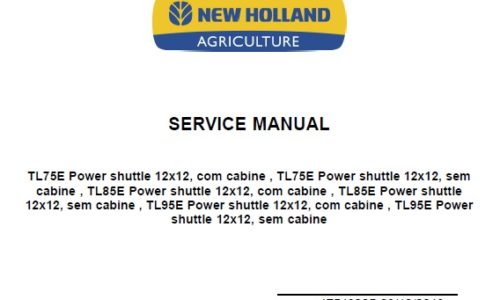 New Holland TL75E , TL85E , TL95E Power Shuttle Tractor