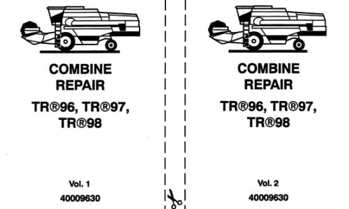 New Holland TR96, TR97, TR98 Combine