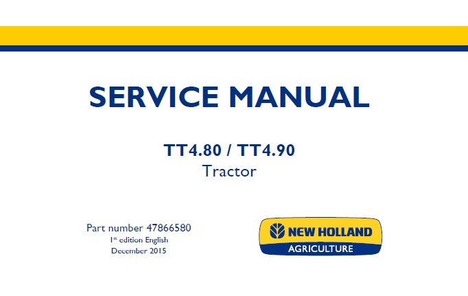 New Holland TT4.80 , TT4.90 Tractor