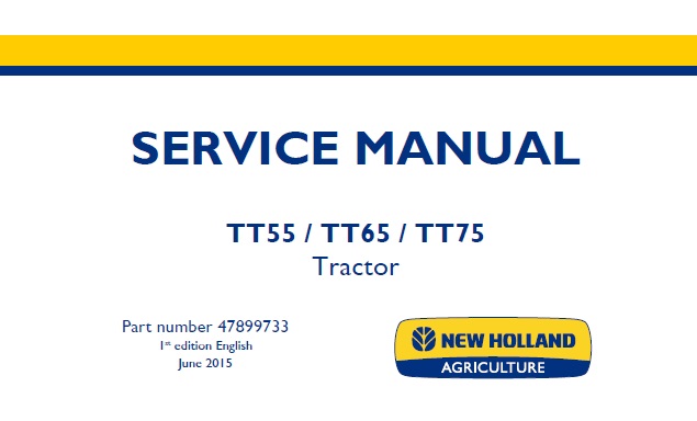 New Holland TT55 , TT65 , TT75 Tractor