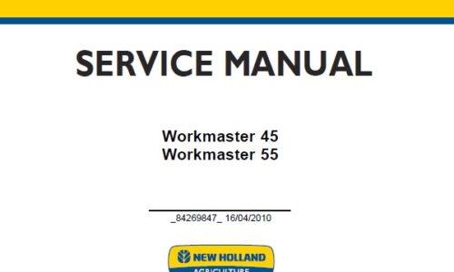 service manual is for New Holland Workmaster 45 , Workmaster 55