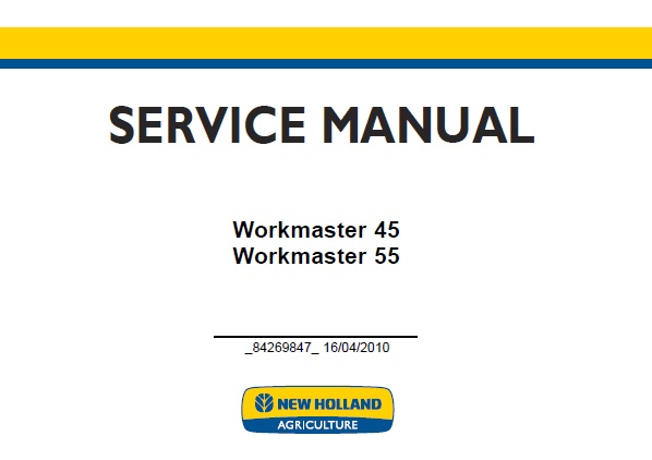 service manual is for New Holland Workmaster 45 , Workmaster 55