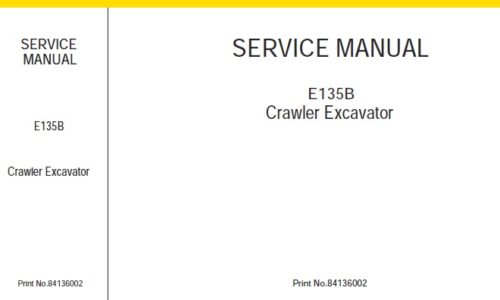 New Holland E135B Crawler Excavator