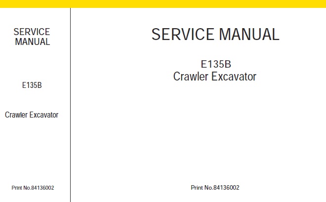 New Holland E135B Crawler Excavator