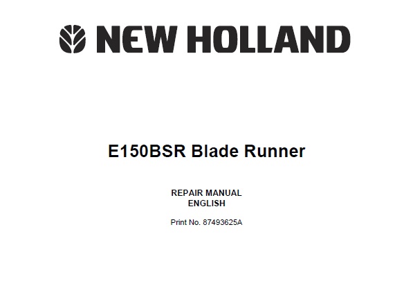 New Holland E150BSR Blade Runner Excavator