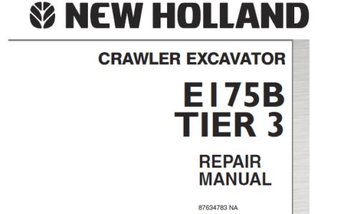 New Holland E175B TIER 3 Crawler Excavator
