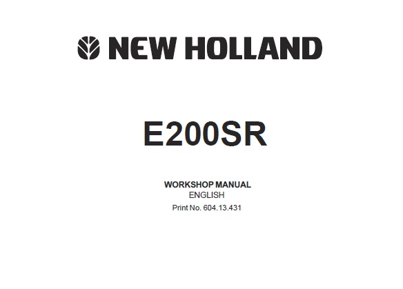 New Holland E200SR Excavator