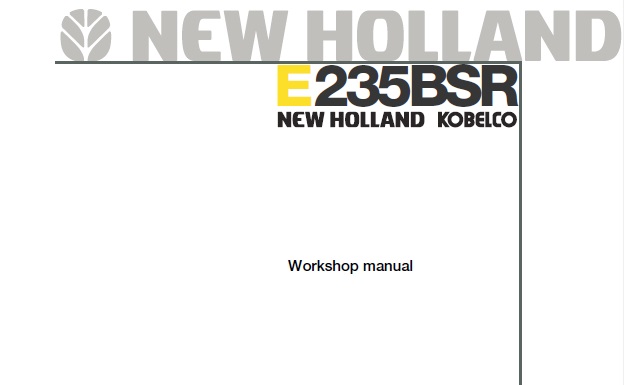 New Holland E235BSR Excavator