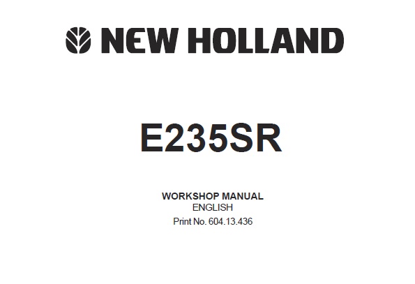 New Holland E235SR Excavator