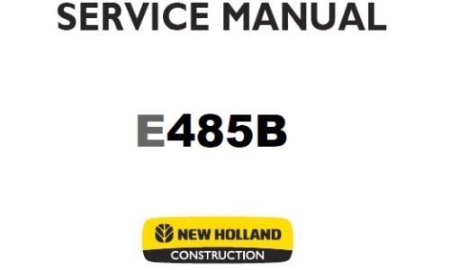 New Holland E485B Hydraulic Excavator