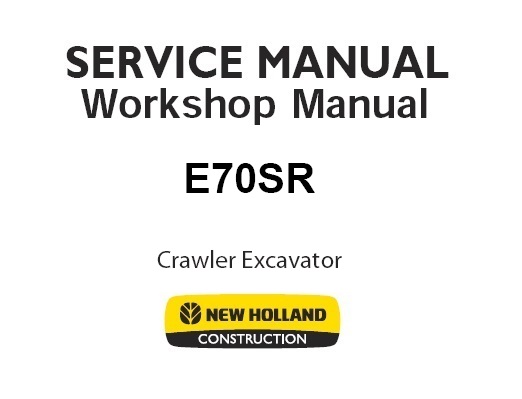 New Holland E70SR Mini Crawler Excavator