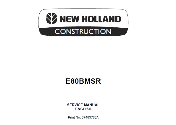 New Holland E80BMSR Midi Crawler Excavator