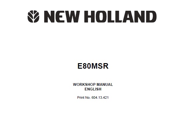 New Holland E80MSR Midi Crawler Excavator
