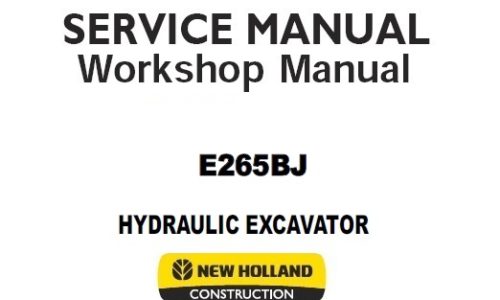 New Holland E265BJ Hydraulic Excavator