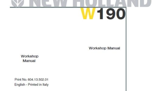 New Holland W190 Wheel Loader