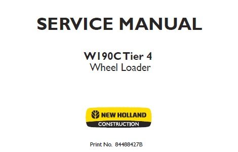 New Holland W190C Tier 4 Wheel Loader