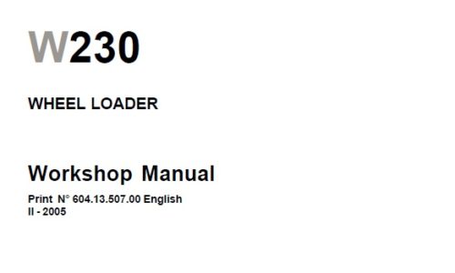 New Holland W230 Wheel Loader