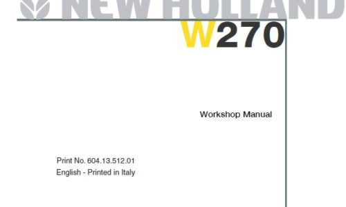 New Holland W270 Wheel Loader