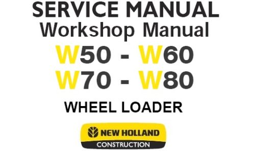 New Holland W50, W60, W70, W80 Wheel Loader