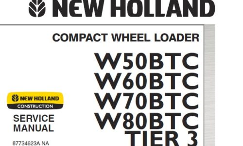 New Holland W50BTC, W60BTC, W70BTC, W80BTC TIER 3 Compact Wheel Loader