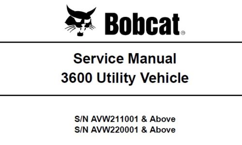 Bobcat 3600 Utility Vehicle