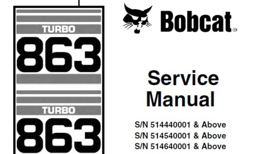Bobcat Turbo 863, Turbo 863 High Flow Loader