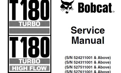 Bobcat T180 Turbo, T180 Turbo High Flow Compact Track Loader