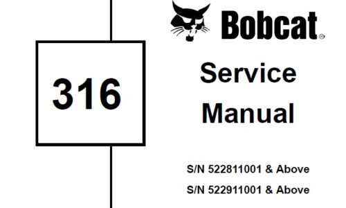 Bobcat 316 Excavator