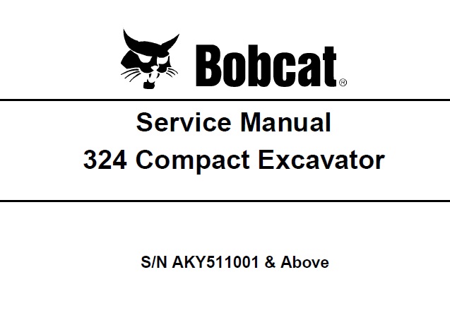 Bobcat 324 Compact Excavator