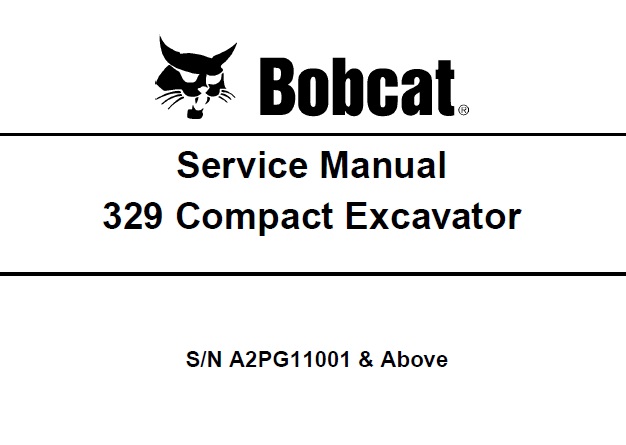 Bobcat 329 Compact Excavator