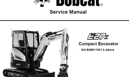 Bobcat E27z Compact Excavator