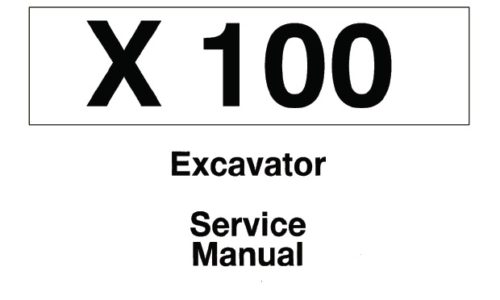 Bobcat X100 Excavator
