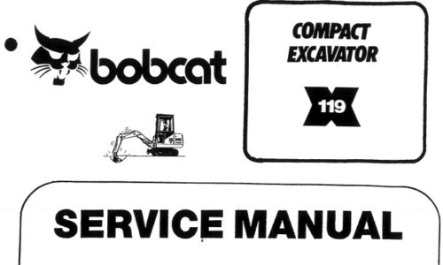 Bobcat X119 Compact Excavator